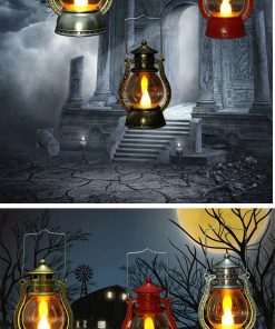 Halloween dầu hỏa đèn ma ám trang trí nhà đèn ma lễ hội